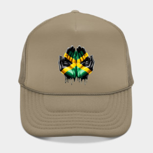 Jamaica Flag Hands Hat