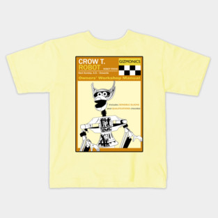 Crow T. Robot Workshop Manual Kids T-Shirt