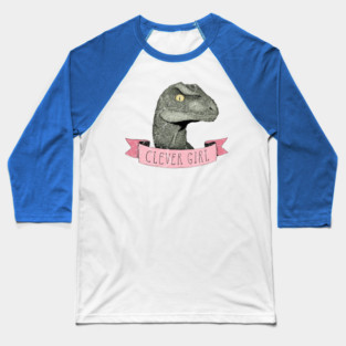 PINK CLEVER GIRL Baseball T-Shirt