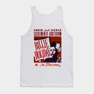 billie holiday concert graphic Tank Top
