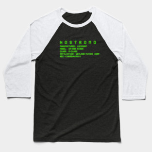 Nostromo Alien Ellen Ripley Baseball T-Shirt