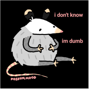 I don't know Posters and Art