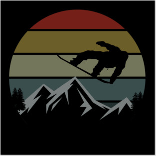 snowboarding Posters and Art