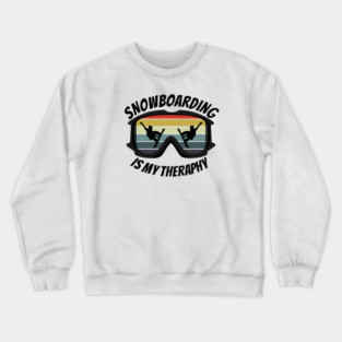 snowboarding Crewneck Sweatshirt