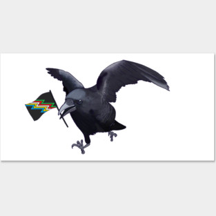 Disability Pride Crow Friend Posters and Art