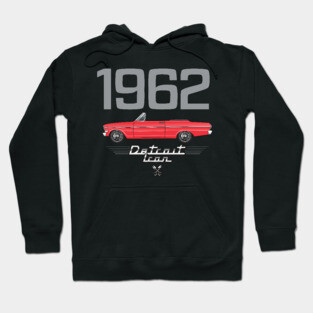 1962 red Convertible Hoodie