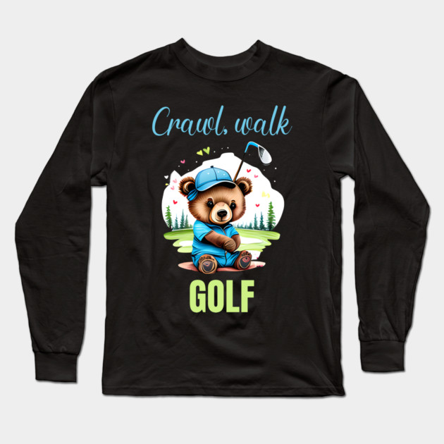 CRAWL WALK GOLF Long Sleeve T-Shirt by Prinyos