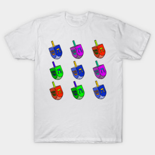 Dreidel Pattern T-Shirt