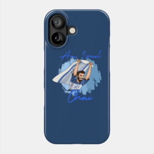 AM ISRAEL CHAI - MEN WITH FLAG Phone Case
