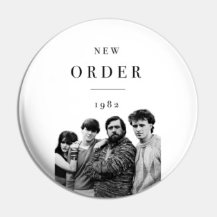 New Order 1982 Pin