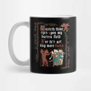 No More F*cks Medieval Style - funny retro vintage English history Mug
