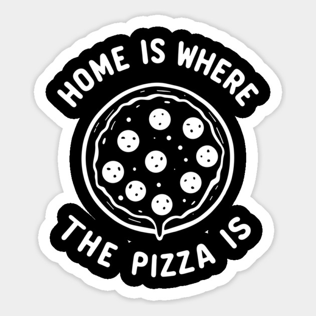 Home is Where the Pizza is Magnet by Frank Ring