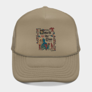Woke Up Like This - funny retro vintage English history Hat