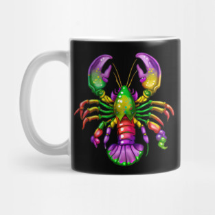 Mardi Gras Cajun Crawfish / Lobster Mug