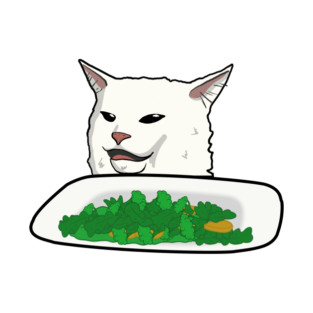 Smudge Table Cat T-Shirt