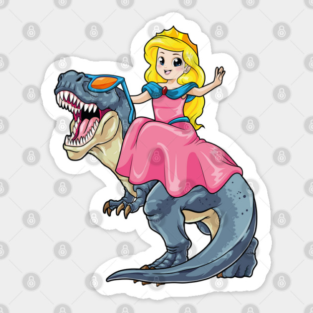 Prehistoric Princess Adventure Sticker by GoshWow®