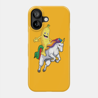 Banana Unicorn Joyride Phone Case