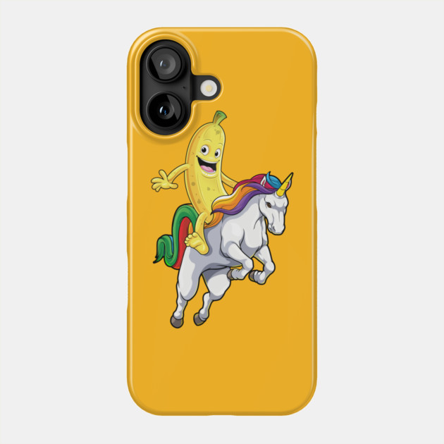Banana Unicorn Joyride Phone Case by GoshWow®