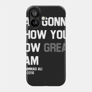 muhammad ali quotes Phone Case