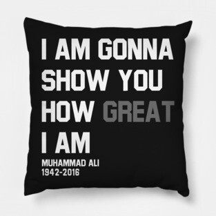 muhammad ali quotes Pillow