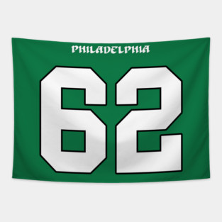 Jason Kelce Jersey (Front / Back Print) Tapestry