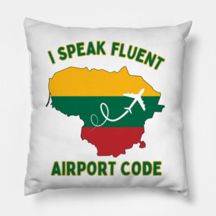 Lithuania Holiday Pillow
