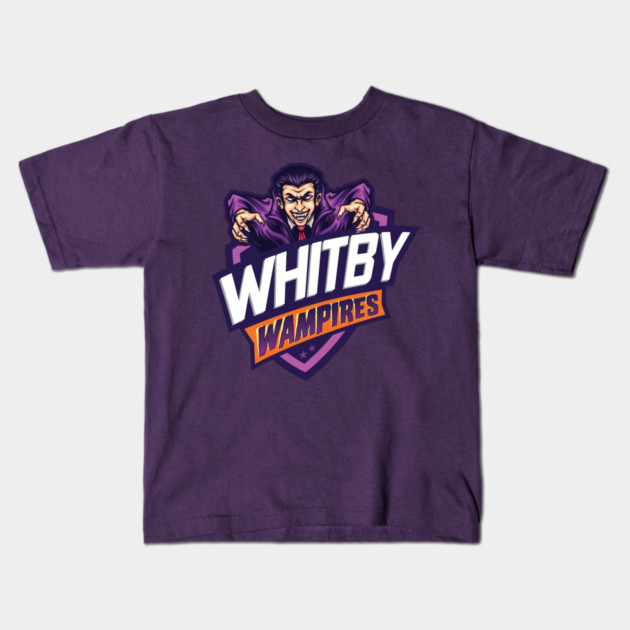 Whitby Wampires Kids T-Shirt by GZM Podcasts