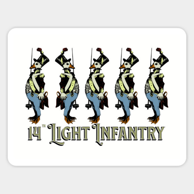 Military Ducks - Vintage Book Illustration Magnet by Yesteeyear