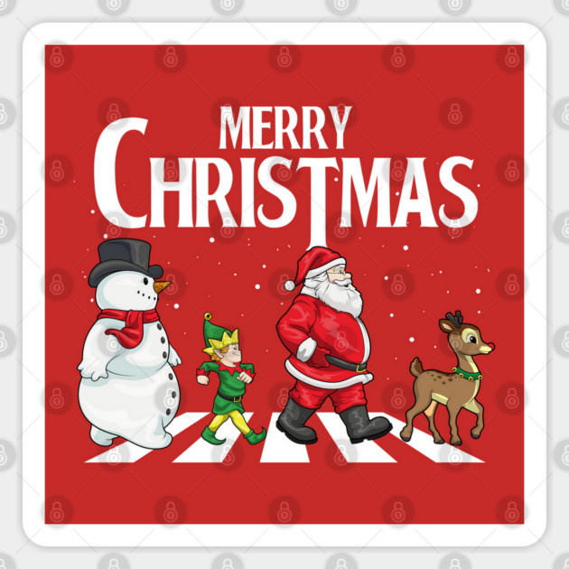 Holiday Crosswalk Crew Sticker by GoshWow®