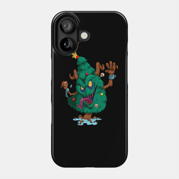 Evil Christmas Tree Phone Case by GoshWow®