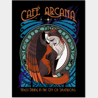 Café Arcana - Tressym Posters and Art
