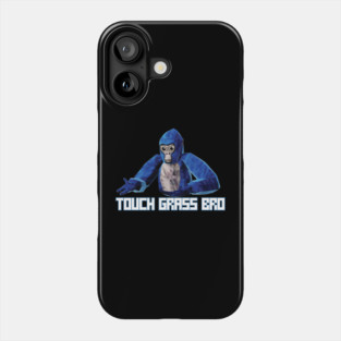 Gorilla Tag Funny Tee for Kids, Boys, Touch Grass Phone Case