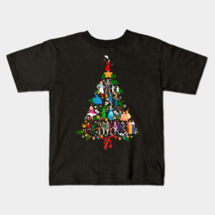 Women of Broadway Christmas Tree Kids T-Shirt