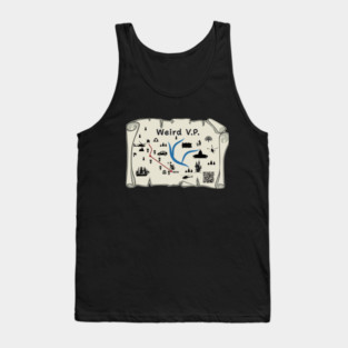 Weird V.P. Map Shirt Tank Top