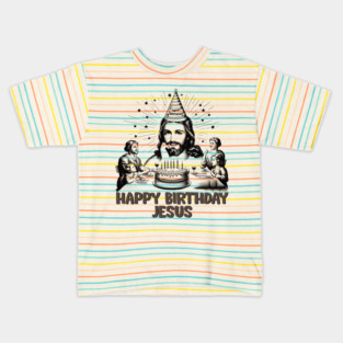 Happy Birthday Jesus // Disciples Last Supper Christmas Kids T-Shirt