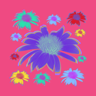 Retro Flower Power T-Shirt