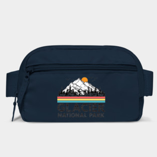 Vintage Retro Glacier National Park Montana Gifts Bag