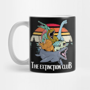 The Extinction Club: Vintage Dino Assembly Mug