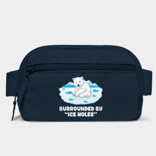 Frosty Polar Bear - Surrounded By Ice Holes Bag