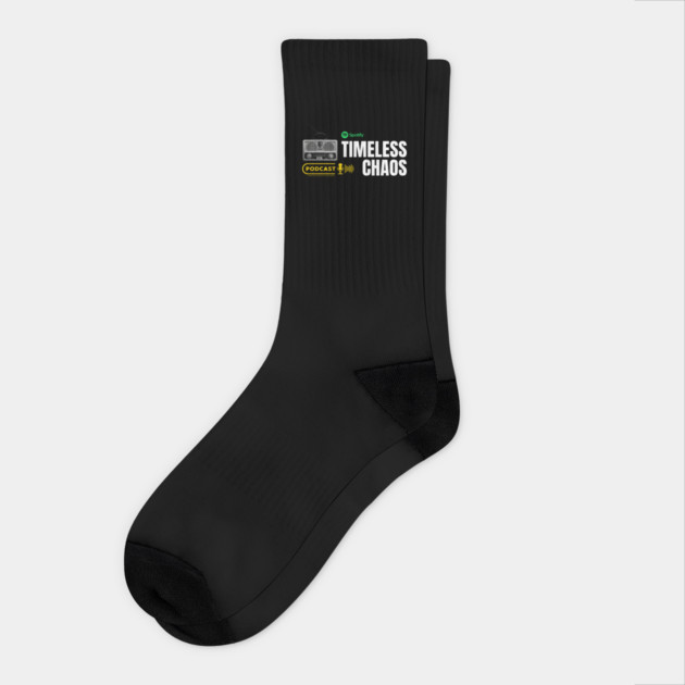 Timeless Chaos Podcast Socks by Timeless Chaos
