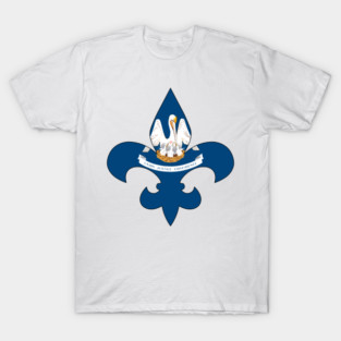Louisiana Fleur De Lis T-Shirt