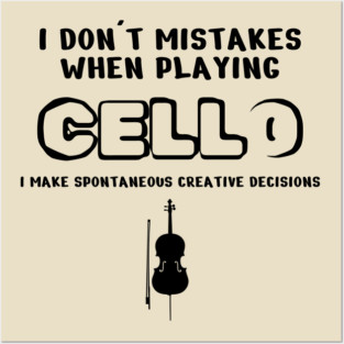 cello Posters and Art
