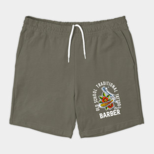 old school traditional tattoo barber shop Shorts