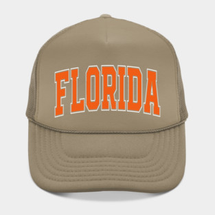 Florida - college university font letters text word basketball baseball softball volleyball hockey football lover fan player christmas birthday gift for men women kids mothers fathers day dad mom vintage retro Hat