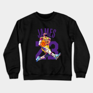 Lebron James Dunk Lakers Crewneck Sweatshirt