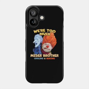 Miser Brothers Heating and Cooling - Vintage Christmas Phone Case