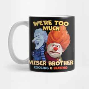 Miser Brothers Heating and Cooling - Vintage Christmas Mug