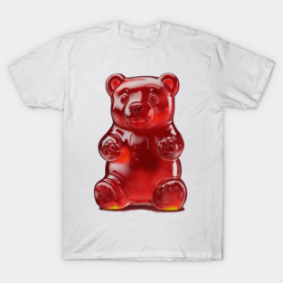 Cute Gummy Bear Candy Design T-Shirt