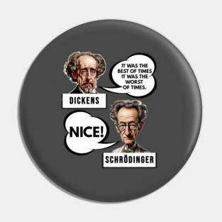 Quantum Physics Humor Pin