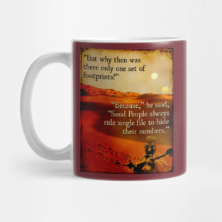 Footprints in the Sand People Mug